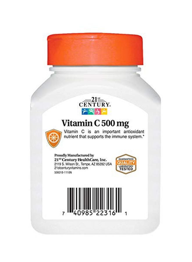 القرن الحادي والعشرون عبوة مكمل غذائي فيتامين C‏ 500 مجم - 110 أقراص - Image 2